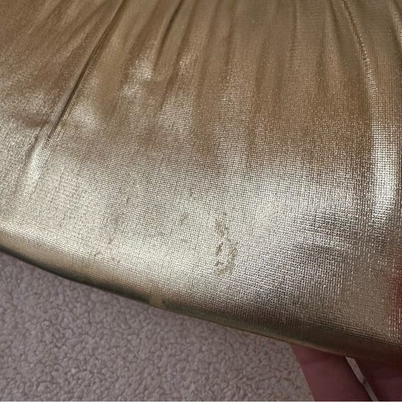 Vintage Harry Levine gold lamé purse - Picture 6 of 6